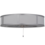 Unlit side view highlighting Nickel frame and modern panel design.