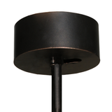 Ceiling mount canopy detail of Smythe Craftsman Maplewood Chandel-Air.