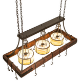Top angled view showing chain suspension and frame detail.