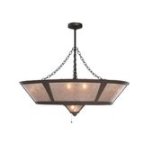 Front wide view displaying layered illumination and fan blades.