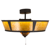 Side lit view showing warm amber illumination and fan housing detail.