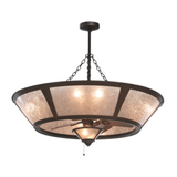 Side view of Sutter Chandel-Air with bronze hardware and fan.