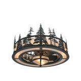 Bottom close-up showing mica diffuser and fan integration