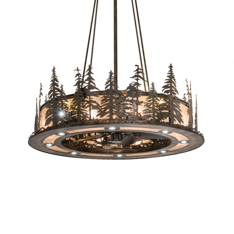 Warm illuminated front view of Tall Pines Chandel-Air.
