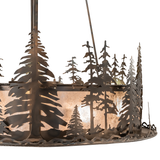 Detailed pine tree metalwork on Tall Pines Chandel-Air frame.