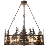 Side lit view of Tall Pines Chandel-Air with layered forest detailing.