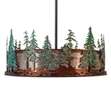 Side profile of Tall Pines Chandel-Air featuring handpainted pine tree accents.