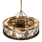 Overhead lit view of Tamarack Chandel-Air showing interior lighting.
