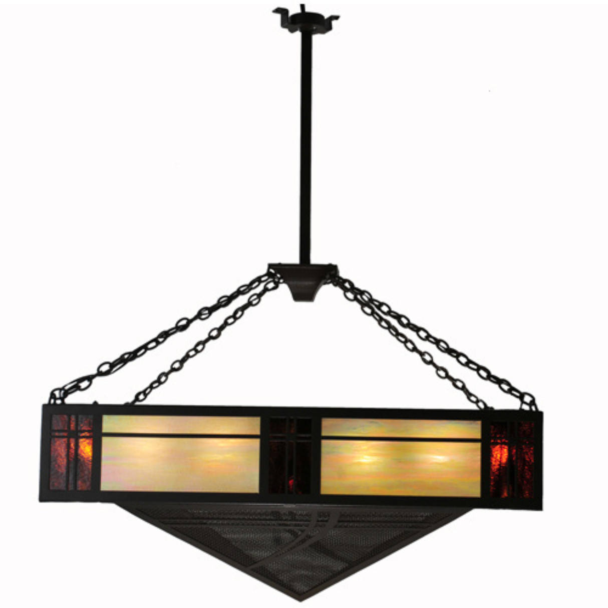 Side view of Tempo Mission Chandel-Air with art glass detail.