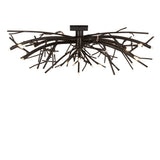 Side angle view displaying branch design and integrated miniature lights.