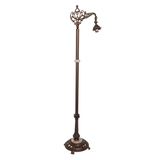 Tiffany-style Fishscale lamp frame without shade attached.