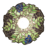 Top view of the Tiffany Honey Locust Mini Pendant showing intricate patterns.
