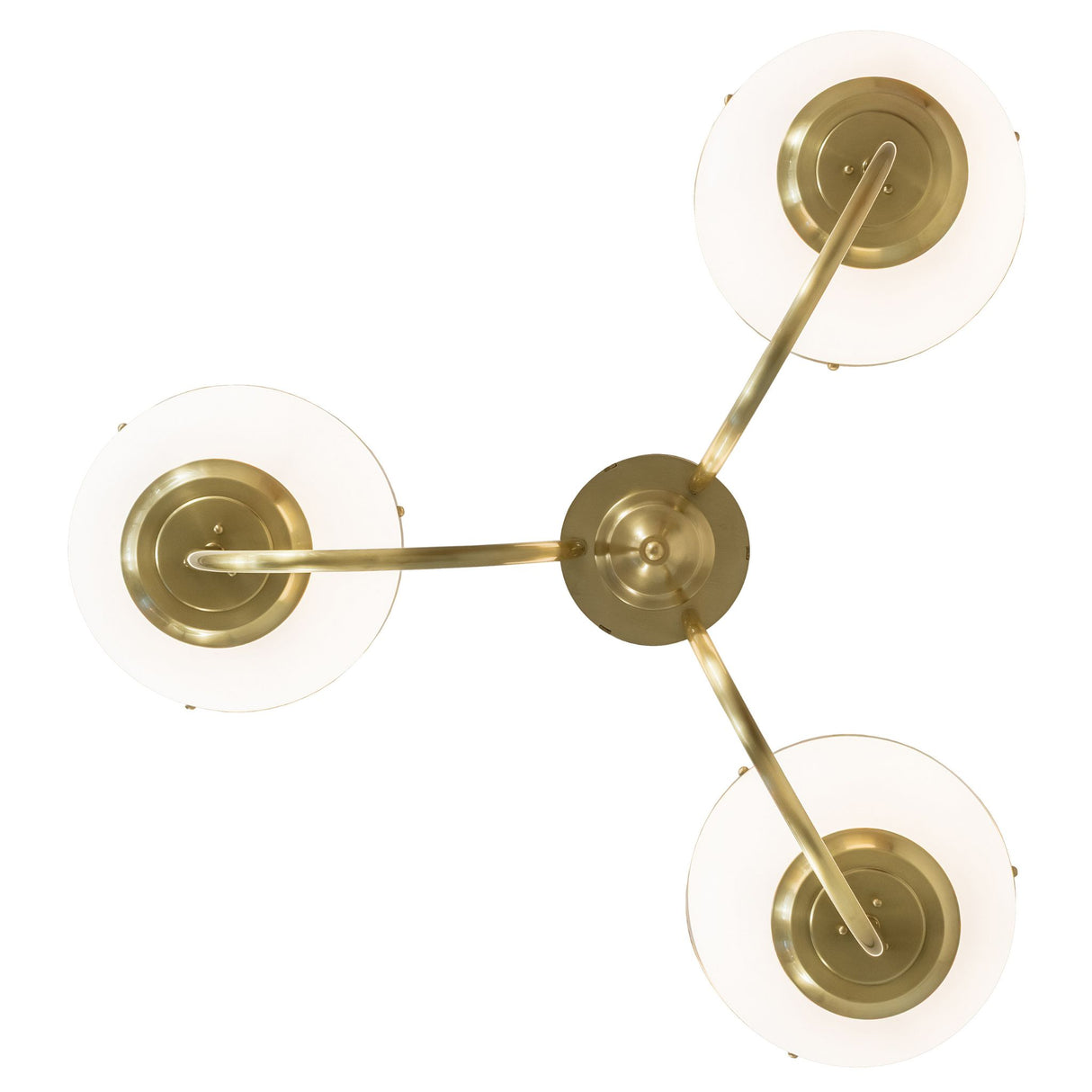 Bottom view of Toccata chandelier frame.