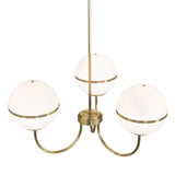 Top view of Toccata chandelier glass shades.