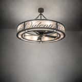 Valenti’s Chandel-Air glowing softly in a dim interior.