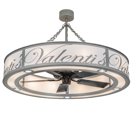 Personalized Valenti’s Chandel-Air with illuminated white diffuser.
