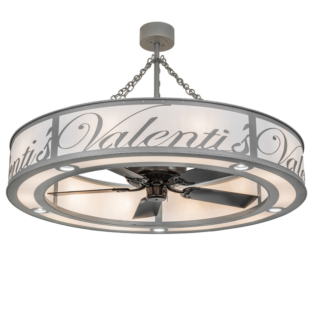Personalized Valenti’s Chandel-Air with illuminated white diffuser.