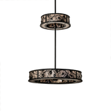 Unlit view highlighting pinecone motifs and layered metalwork details.