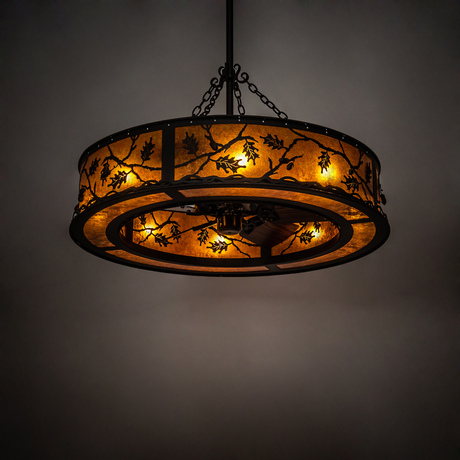 Ambient room view of Chandel-Air casting a soft amber glow.