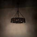 Dimly lit room view of Whispering Pines Chandel-Air with subtle downlights.