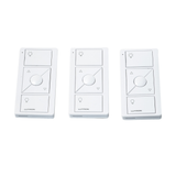 Set of Lutron remote controls for Whispering Pines Chandel-Air lighting and fan.
