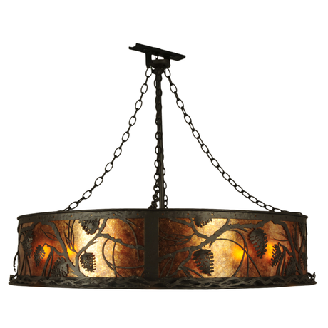 Side profile of Whispering Pines Chandel-Air with pine branch motif.