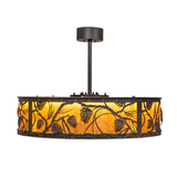 Side profile of Whispering Pines Chandel-Air highlighting warm mica illumination.