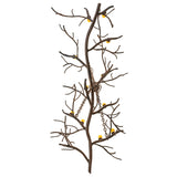 Bottom view of the Winter Solstice oblong chandelier.